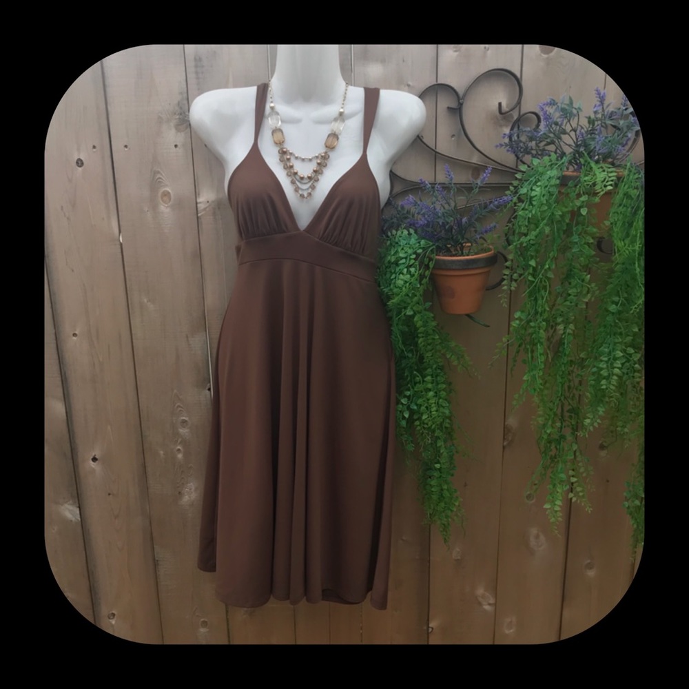 Susan Monaco Basic Brown Dress